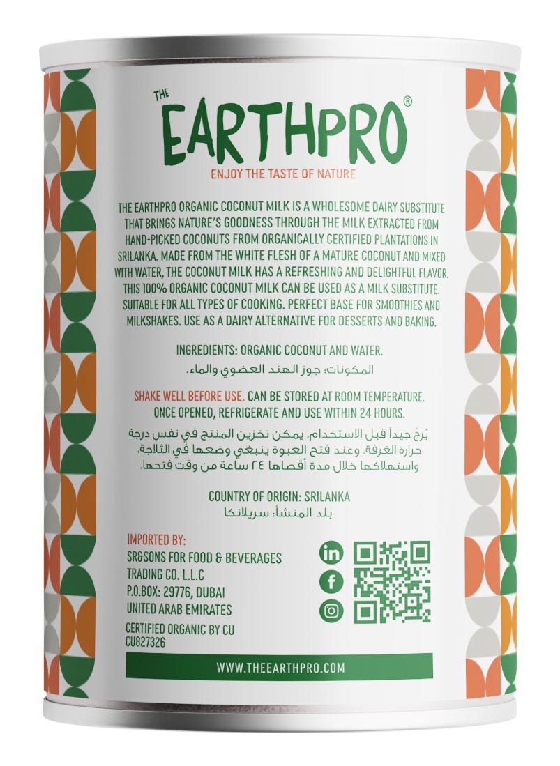 The Earthpro Organic Coconut Milk